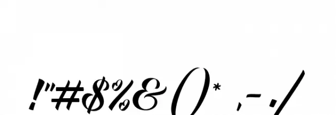 Fundamental Font OTHER CHARS