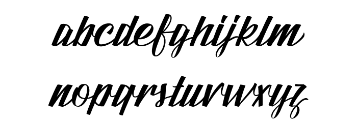 FundamentalFree Font LOWERCASE