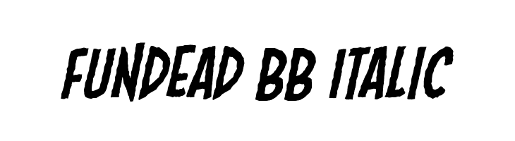 Fundead BB Italic  Frei Schriftart Herunterladen