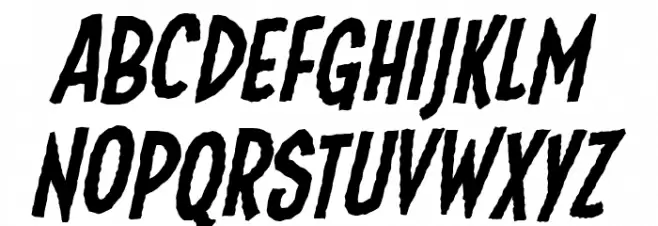 Fundead BB Italic Polices MAJUSCULES