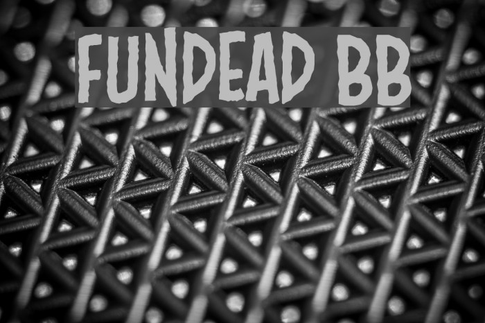 Fundead BB Font examples