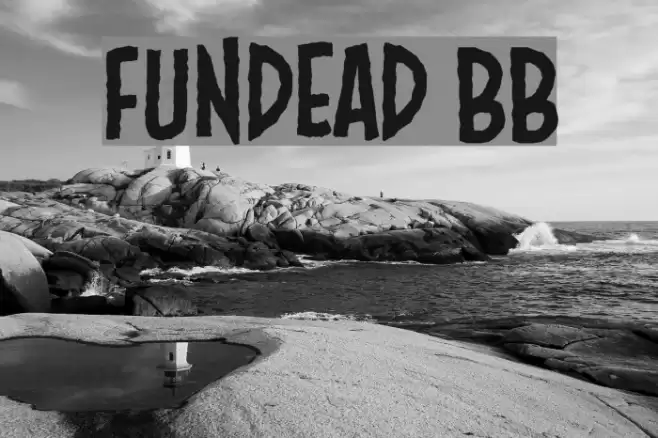 Fundead BB Font examples