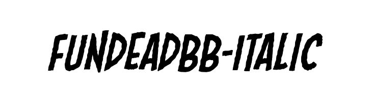 FundeadBB-Italic  免费字体下载