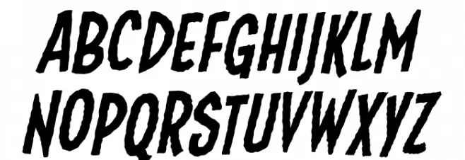 FundeadBB-Italic Шрифта ВЕРХНИЙ