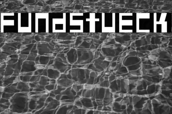 Fundstueck Font examples