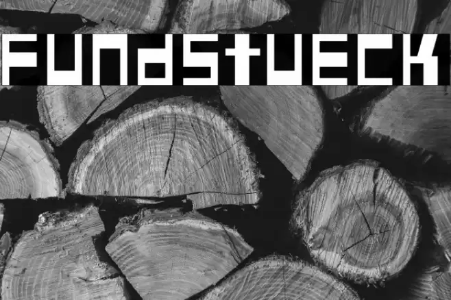 Fundstueck Font examples