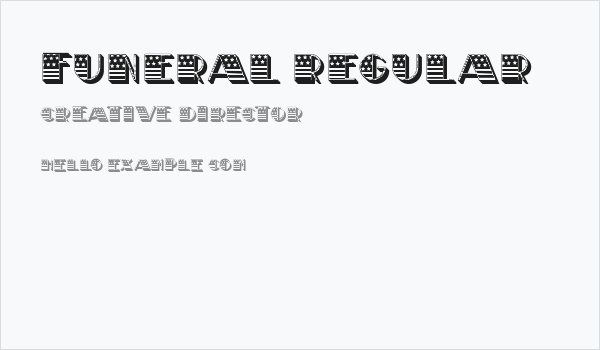 Funeral Regular Business Card