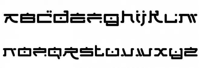 FungFoo Шрифта ВЕРХНИЙ