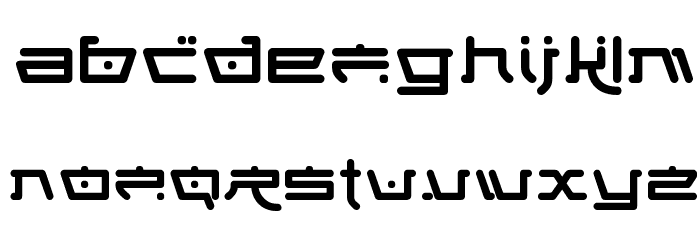 FungFoo Font LOWERCASE