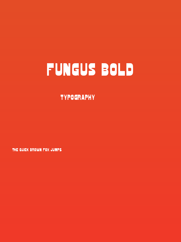 Fungus Bold Poster