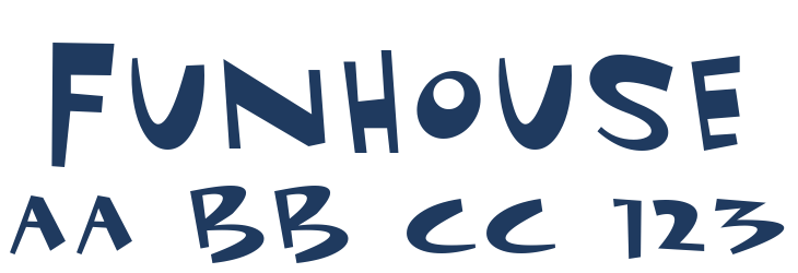 Funhouse Font Preview