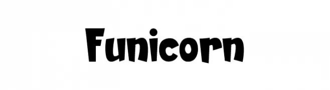 Funicorn  Frei Schriftart Herunterladen