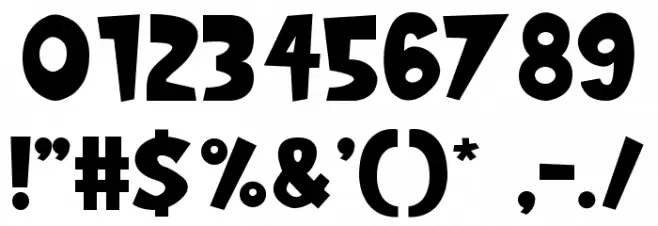 Funicorn フォント その他の文字