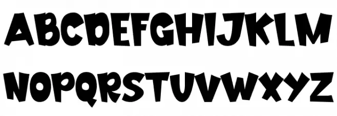 Funicorn Schriftart Groß