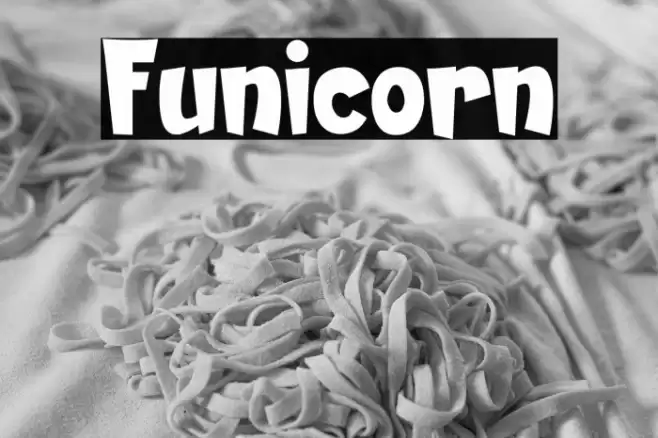 Funicorn Fonte examples