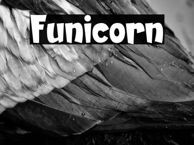 Funicorn Fonte examples