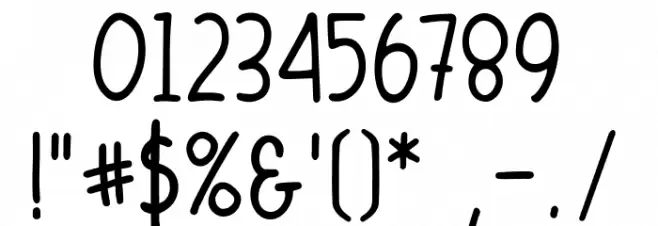 Funiko Font OTHER CHARS