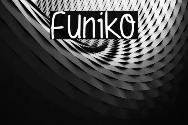 Funiko Font examples