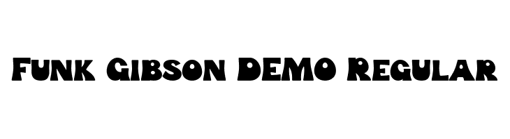Funk Gibson DEMO Regular  フリーフォントのダウンロード