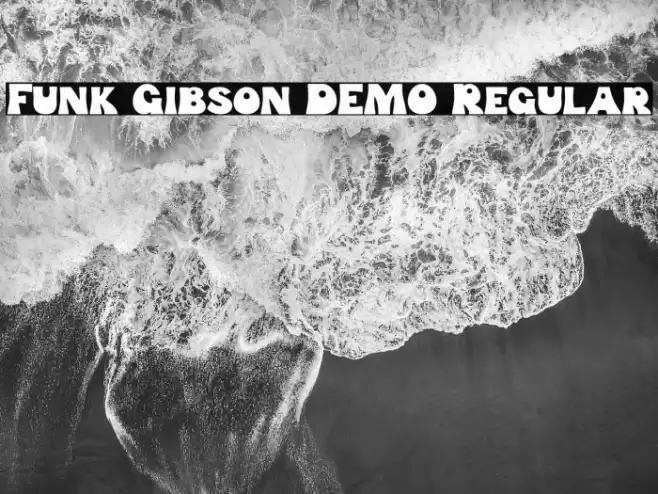 Funk Gibson DEMO Regular 字体 examples