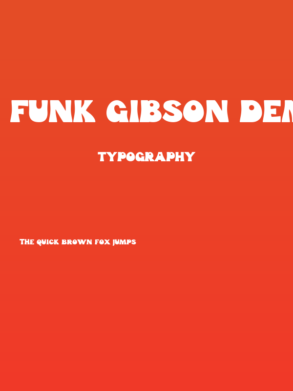 Funk Gibson DEMO Regular Poster