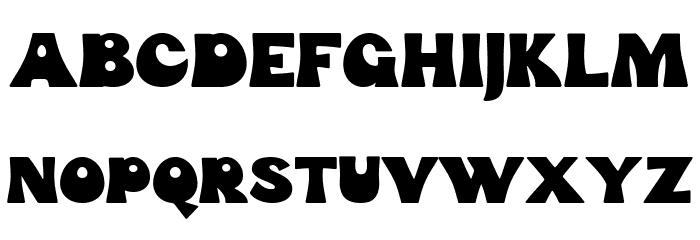 Funk Gibson DEMO Regular Font LOWERCASE