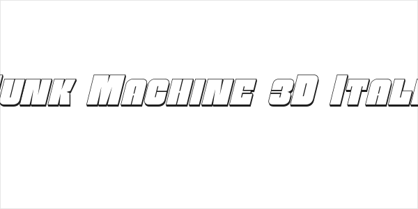Funk Machine 3D Italic Logo