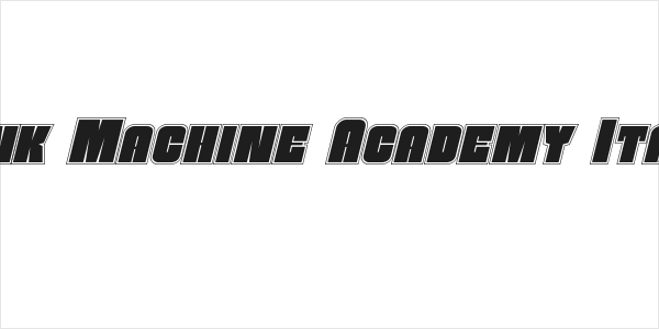 Funk Machine Academy Italic Logo