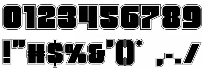 Funk Machine Academy Font OTHER CHARS