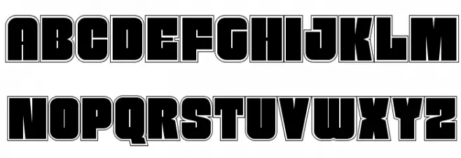 Funk Machine Academy Schriftart Groß