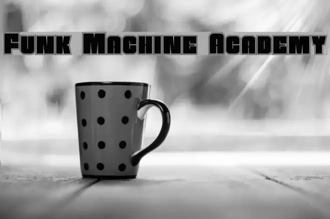 Funk Machine Academy Font examples