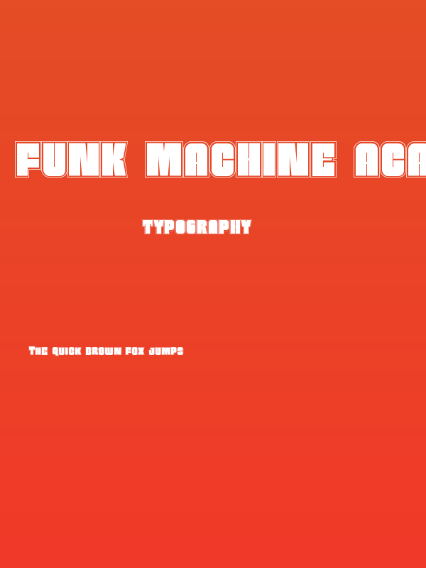 Funk Machine Academy Poster