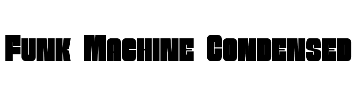 Funk Machine Condensed  免费字体下载