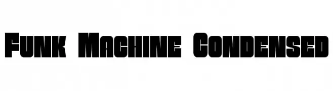 Funk Machine Condensed  Fuentes Gratis Descargar