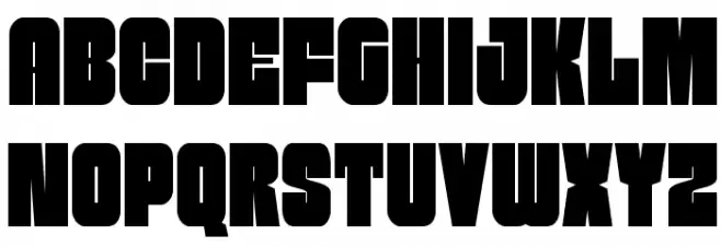 Funk Machine Condensed Polices MAJUSCULES