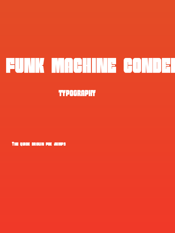 Funk Machine Condensed Poster