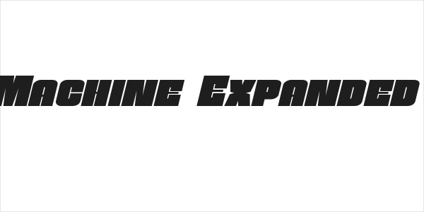 Funk Machine Expanded Italic Logo