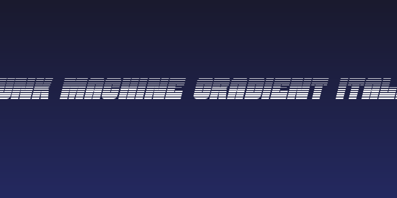 Funk Machine Gradient Italic Social Header
