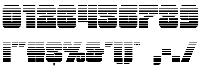 Funk Machine Gradient Font OTHER CHARS