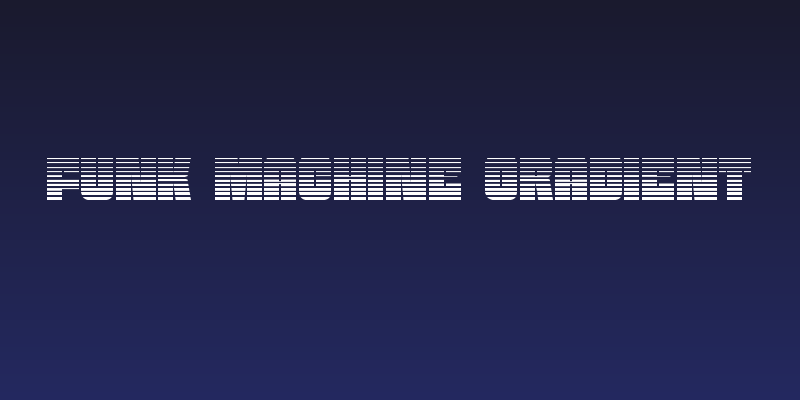 Funk Machine Gradient Social Header