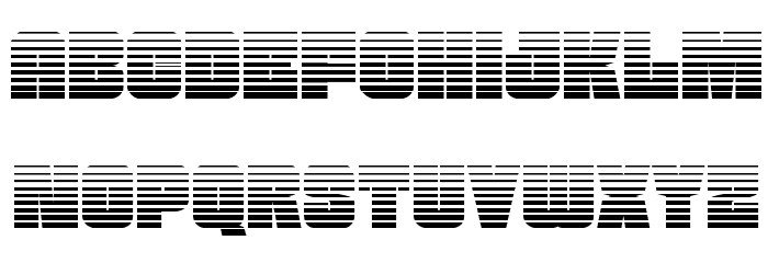 Funk Machine Gradient Font LOWERCASE