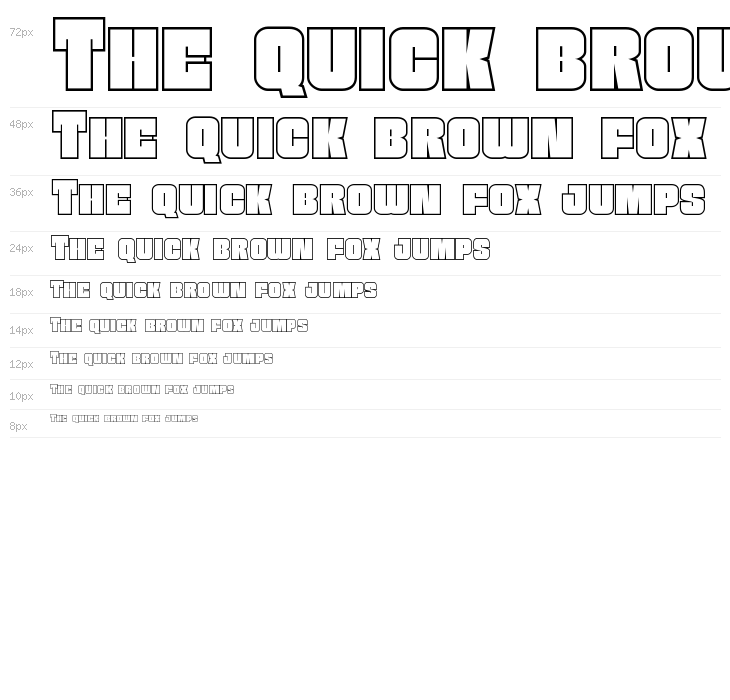 Funk Machine Outline Waterfall