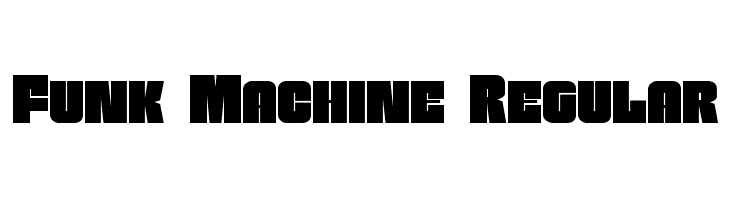 Funk Machine Regular  لخطوط تنزيل