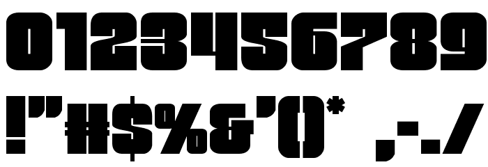 Funk Machine Regular Font OTHER CHARS