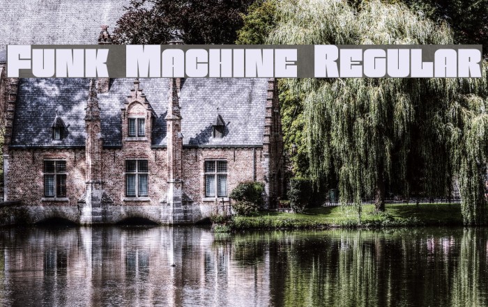 Funk Machine Regular Font examples