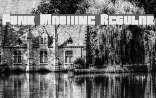 Funk Machine Regular Font examples