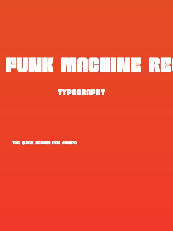 Funk Machine Regular Poster