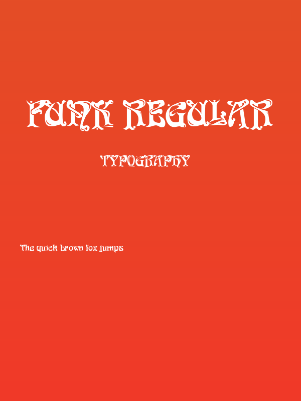 Funk Regular Poster