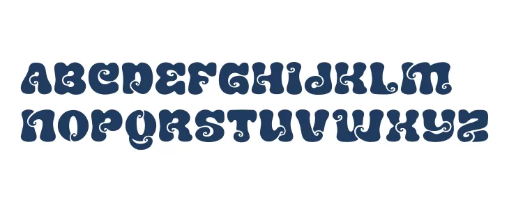 Funkadelic Caratteri MAIUSCOLE