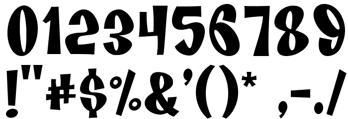 Funkhouse Font OTHER CHARS